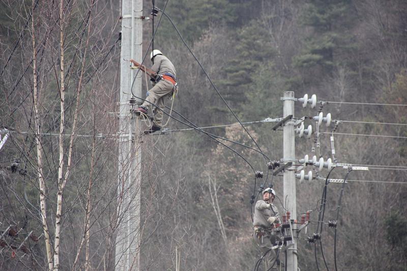 陜西地電留壩供電分公司：實(shí)施農(nóng)石線、索道線分網(wǎng)改造