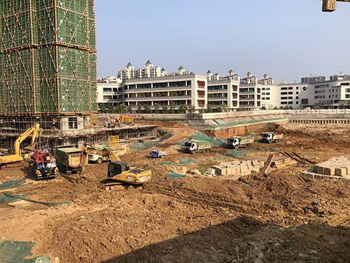 中國安能第二工程局湖畔學(xué)苑項(xiàng)目部“戰(zhàn)疫情，抓復(fù)工”