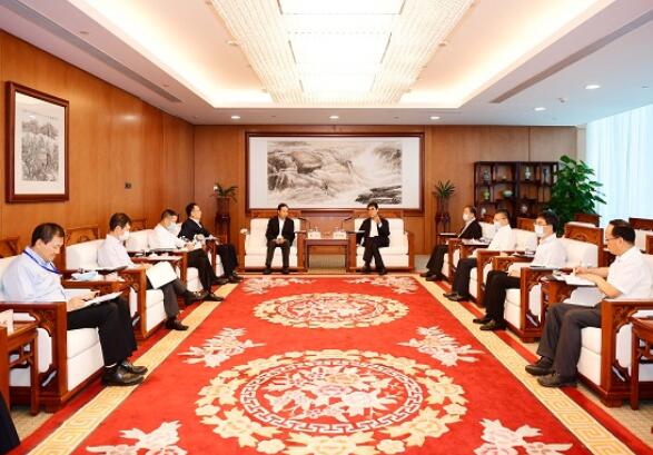 華能集團有限公司黨組書記、董事長舒印彪會見國開行董事長趙歡