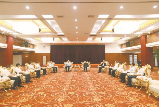 河南省委書記王國生、省長尹弘會(huì)見國家電網(wǎng)董事長、黨組書記毛偉明