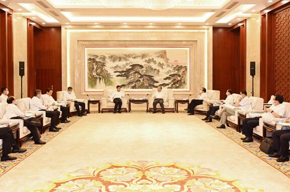 舒印彪拜會(huì)山東省委書(shū)記劉家義、省長(zhǎng)李干杰