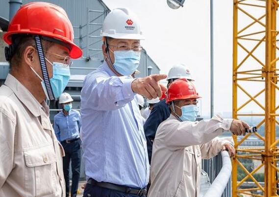 劉國躍、米樹華到國華電力所屬兩電廠調研