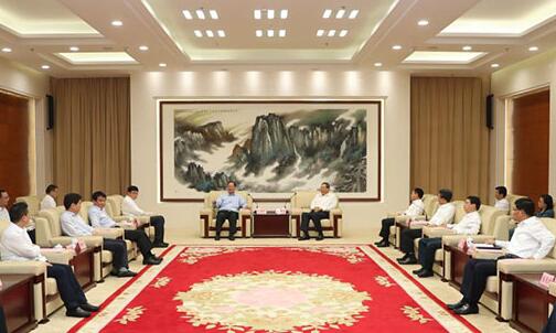 國(guó)家電網(wǎng)董事長(zhǎng)、黨組書記毛偉明拜會(huì)安徽省委書記李錦斌、省長(zhǎng)李國(guó)英