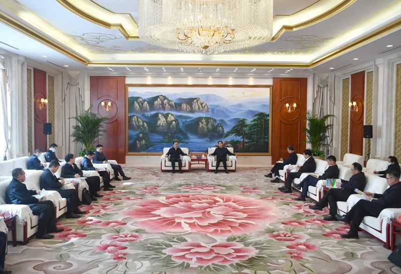 鄒磊拜會(huì)寧夏回族自治區(qū)黨委書記、人大常委會(huì)主任陳潤(rùn)兒