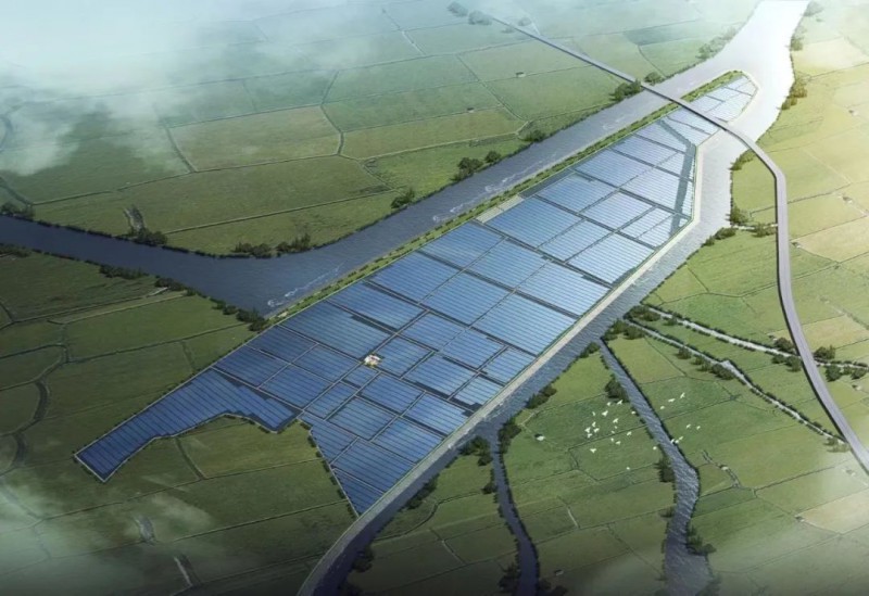 550MWp！亞洲最大漁光互補(bǔ)光伏發(fā)電項(xiàng)目之一正式開(kāi)工！