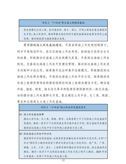 發(fā)改委、能源局等九部委聯(lián)合印發(fā)發(fā)布“十四五”可再生能源規(guī)劃！