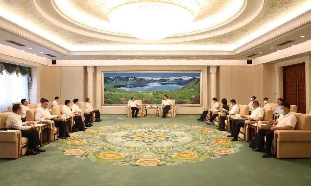 中國能建黨委書記、董事長宋海良拜會吉林省委常委、長春市委書記張志軍