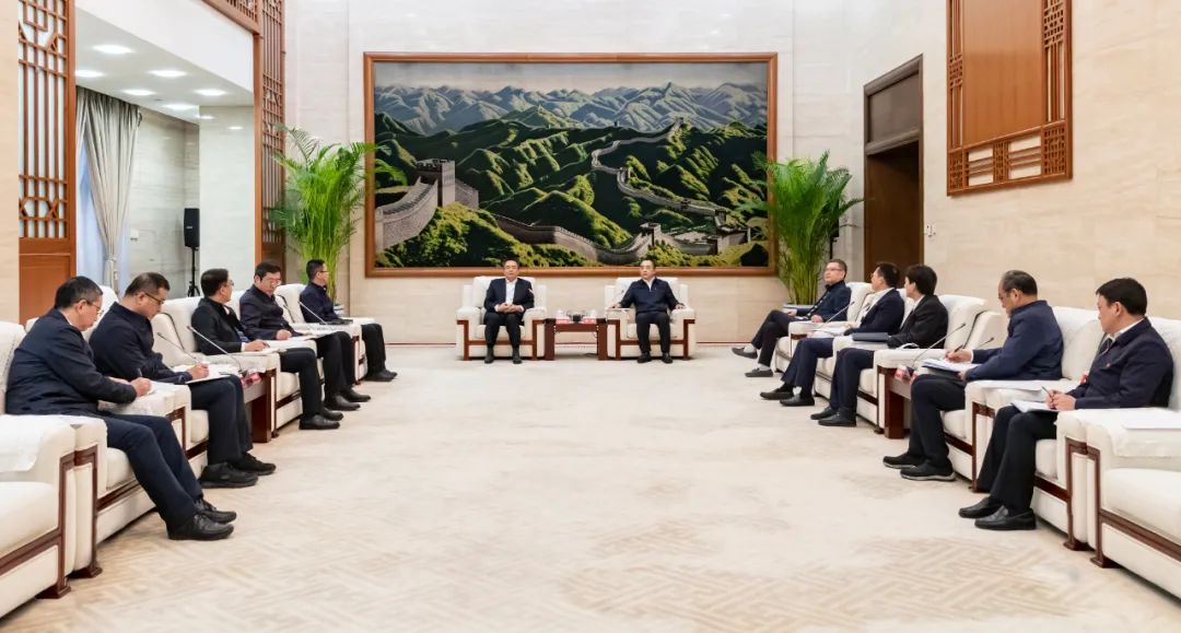 大唐集團黨組書記、董事長鄒磊會見哈電集團黨委書記、董事長曹志安