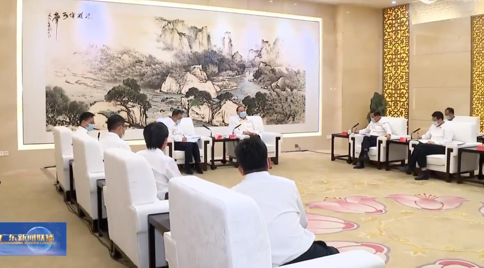 大唐集團(tuán)黨組書記、董事長鄒磊拜會(huì)廣東省委書記黃坤明、省長王偉中