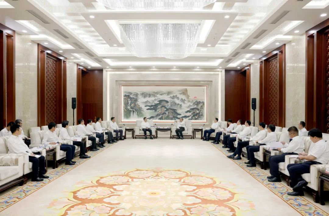 大唐集團(tuán)鄒磊、劉明勝拜會(huì)山東省委書記林武、省長(zhǎng)周乃翔