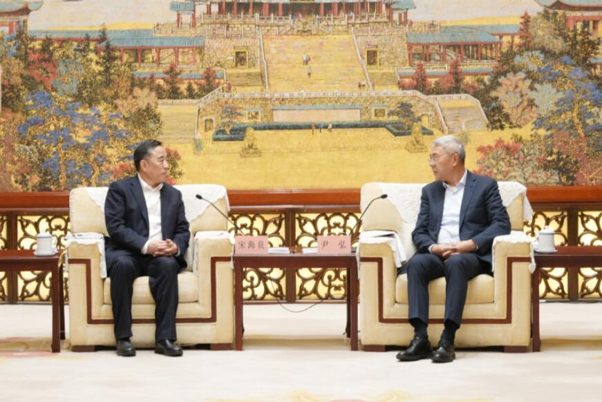 宋海良拜會江西省委書記尹弘、省長葉建春并見證簽署戰(zhàn)略合作協(xié)議