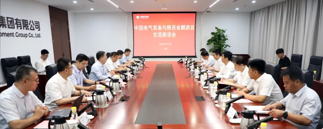 中國電氣裝備黨委書記、董事長李洪鳳會見麟游縣委書記王海剛