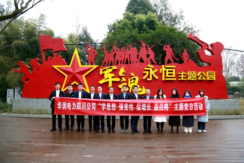 華潤電力四川公司聯(lián)合華潤集團在川企業(yè)開展“學(xué)思想、強黨性、促增長、贏戰(zhàn)略”主題黨日活動