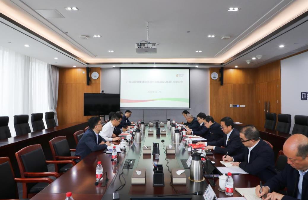 國家電投廣東公司召開黨委理論學習中心組2025年第1次學習會暨2024年度黨員領(lǐng)導干部民主生活會會前集中學習研討會