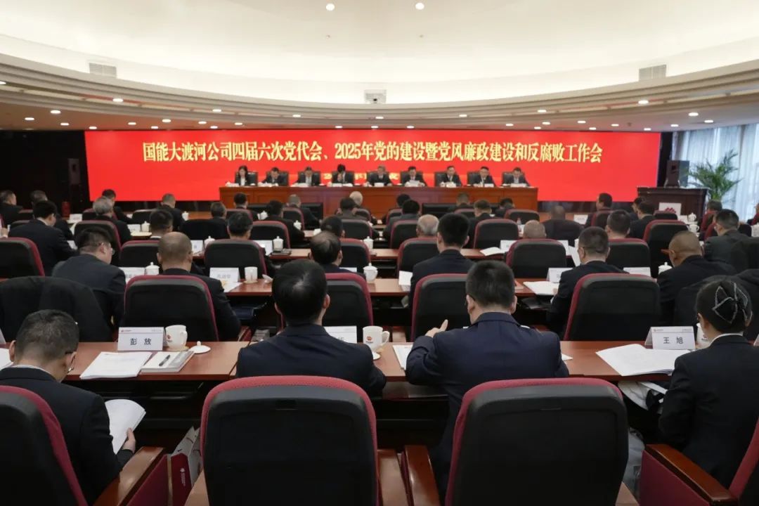 國能大渡河公司召開四屆六次黨代會、2025年黨的建設(shè)暨黨風(fēng)廉政建設(shè)和反腐敗工作會
