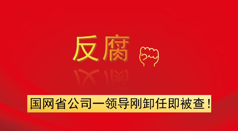 國網(wǎng)省公司一領(lǐng)導(dǎo)剛卸任即被查！