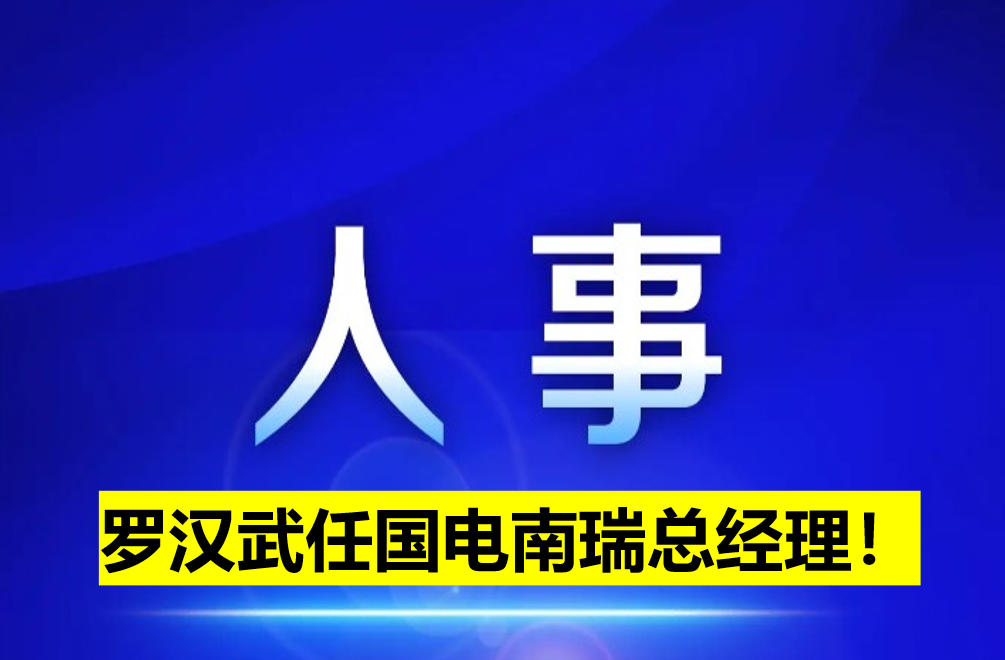 羅漢武任國電南瑞總經(jīng)理！